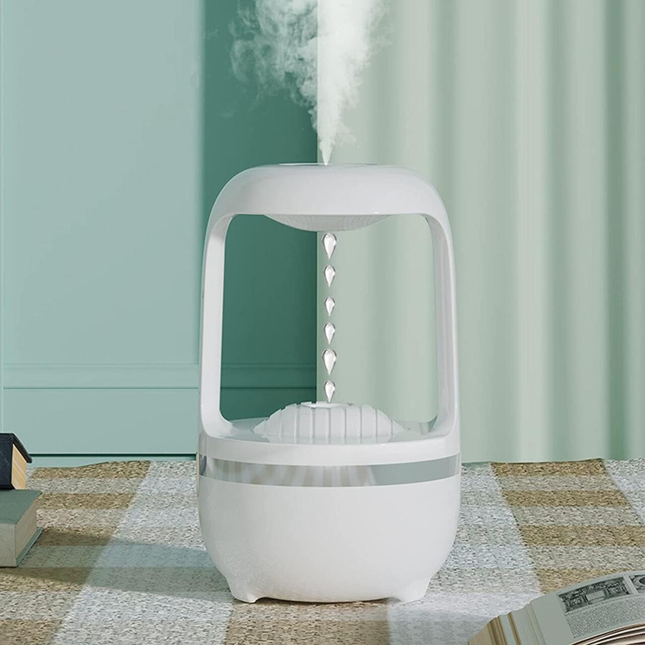 Humidificador gotas antigravedad